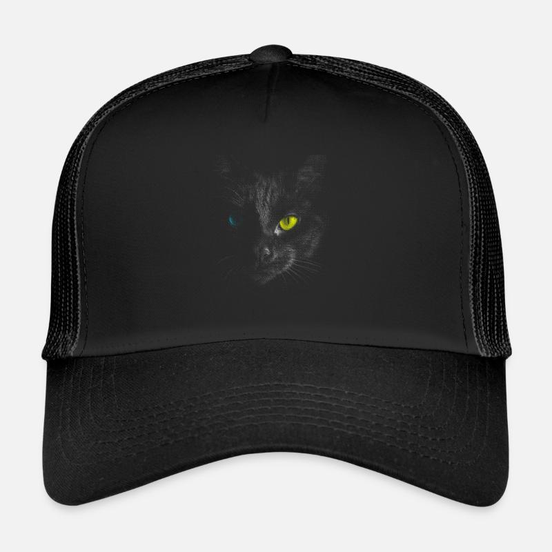 Black cat Trucker Cap