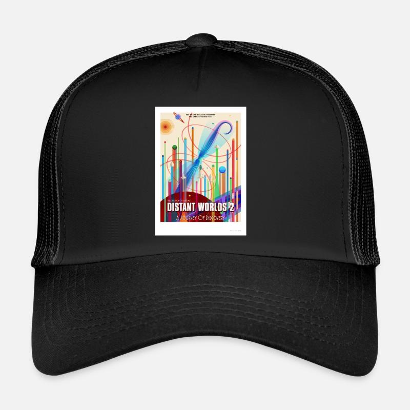 Remote Worlds 2 Grand Tour - Trucker Cap - Schwarz/Schwarz