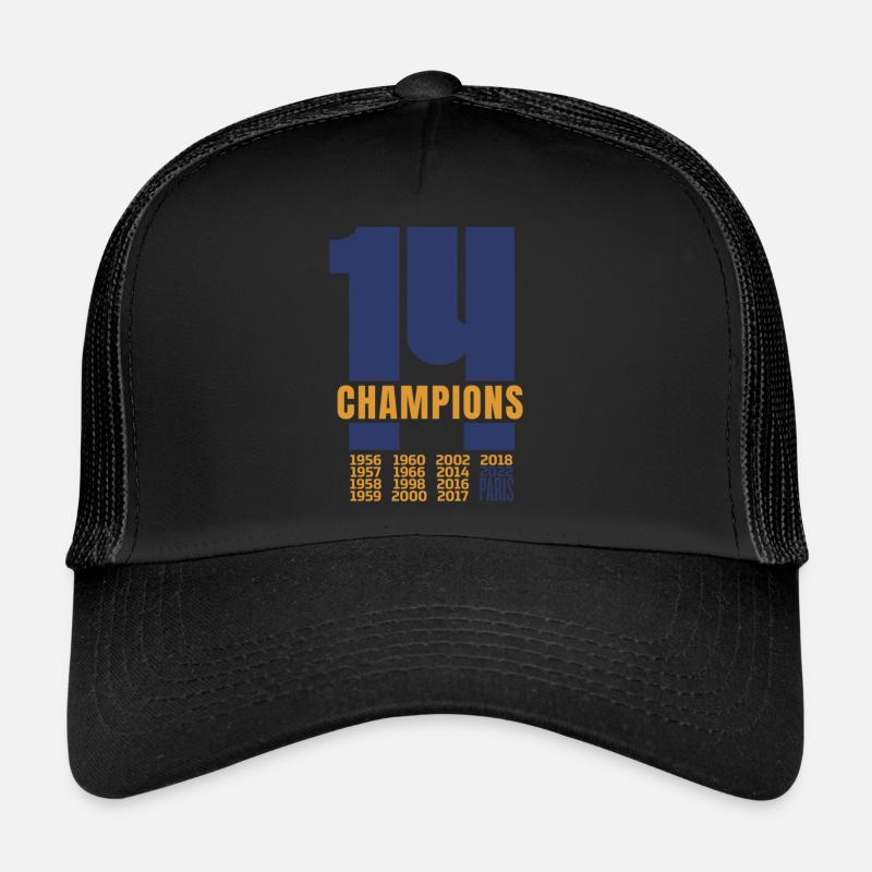 Madrid Champions 2022 - Trucker Cap - black/black