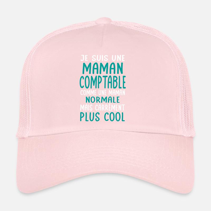 Maman comptable comme maman normale plus cool Casquette trucker 
