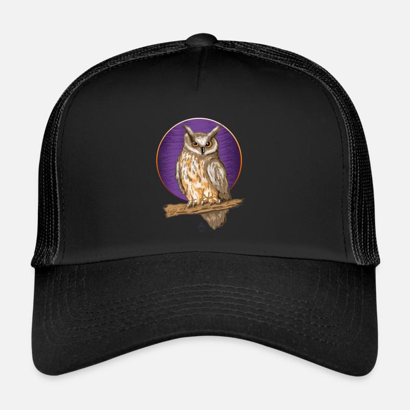 Hibou Lune Casquette trucker 