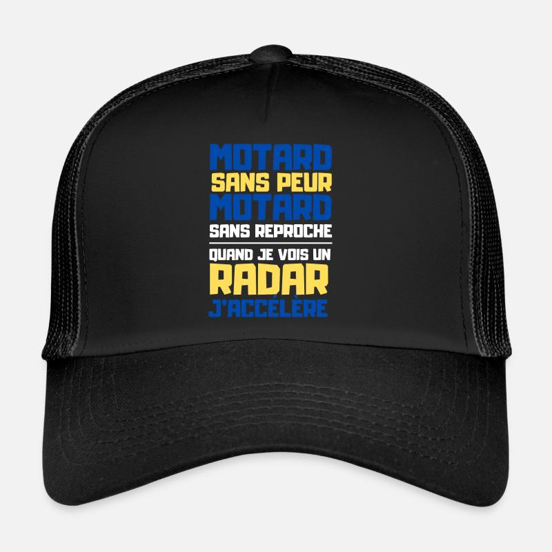 Motard sans peur Casquette trucker 