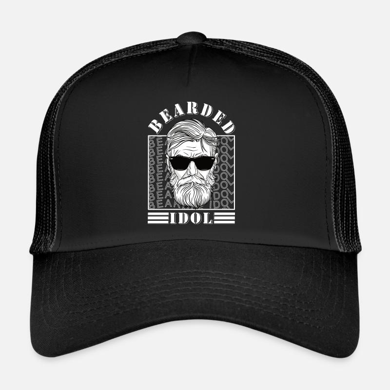 Idole barbue 3 jours Barbe Hanche Lèvre supérieure Barbe Casquette trucker 