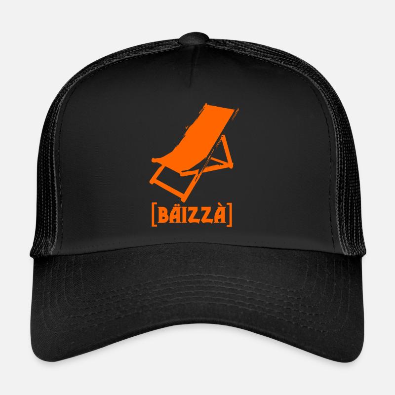 Bäizaa - Lautschrift - Trucker Cap - Schwarz/Schwarz