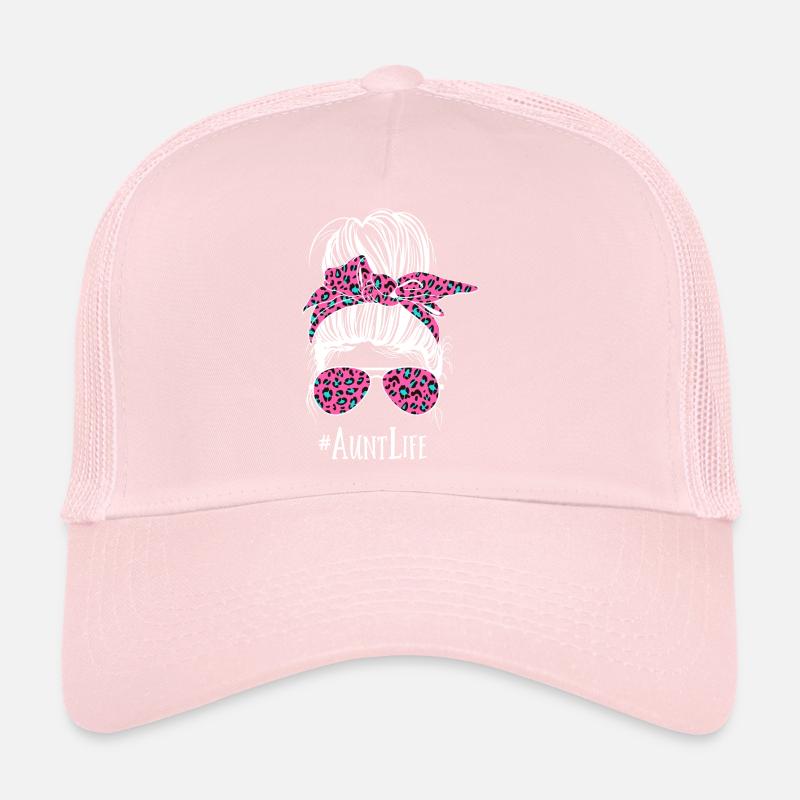 Tante Messy Dutt Leopard Casquette trucker 