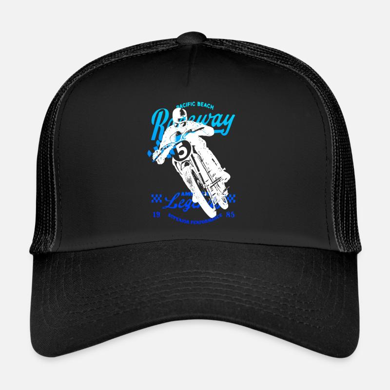 Motorrad Vintage Caferacer Trucker Cap