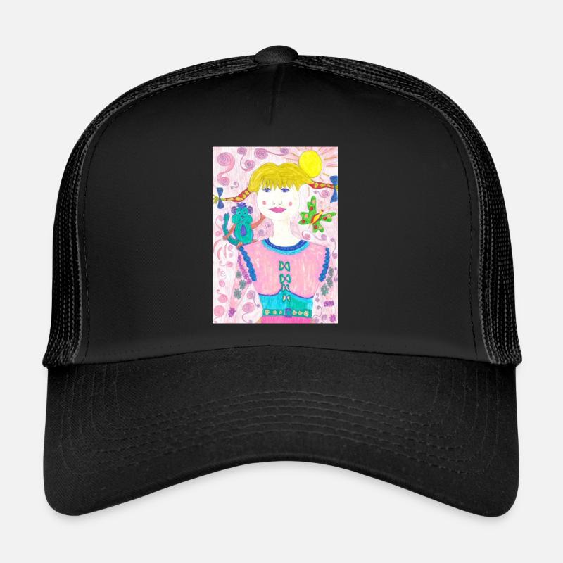 Energiebild - Trucker Cap - Schwarz/Schwarz
