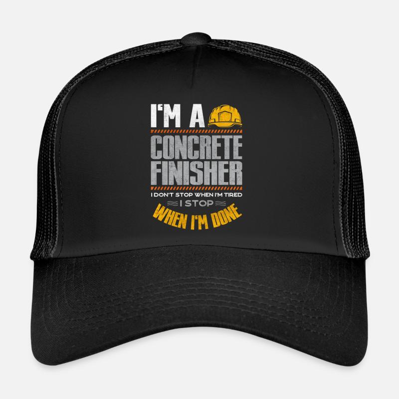 Concrete Mixer Construction Worker I'm A Concrete Trucker Cap