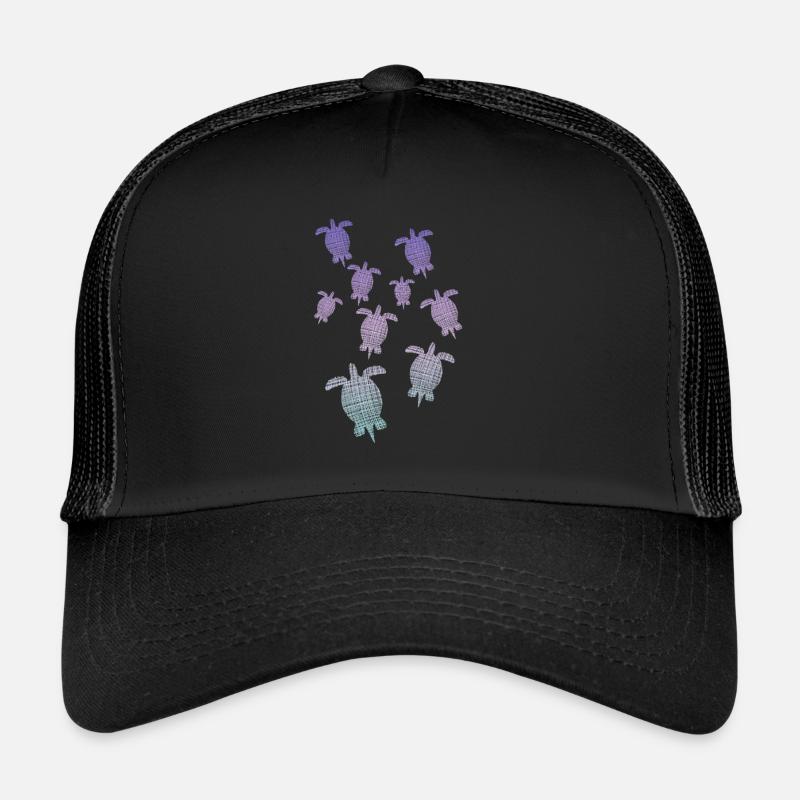 bunte Schildkröten Retro Style Vintage turtle Trucker Cap