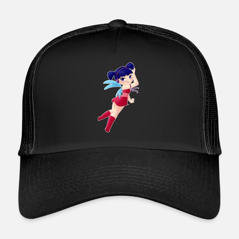 Musikfee - Trucker Cap - Schwarz/Schwarz