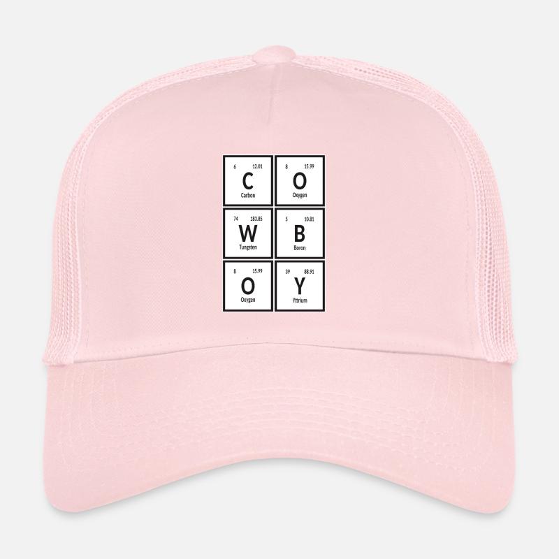 Cowboy | Tableau périodique des éléments Casquette trucker 