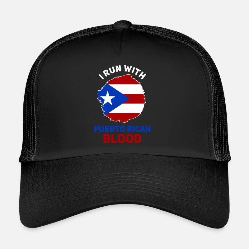 Drapeau de Porto Rico Casquette trucker 