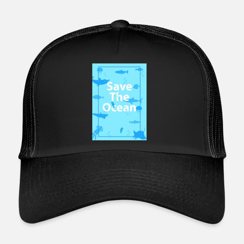 Bild 3 - Trucker Cap - Schwarz/Schwarz