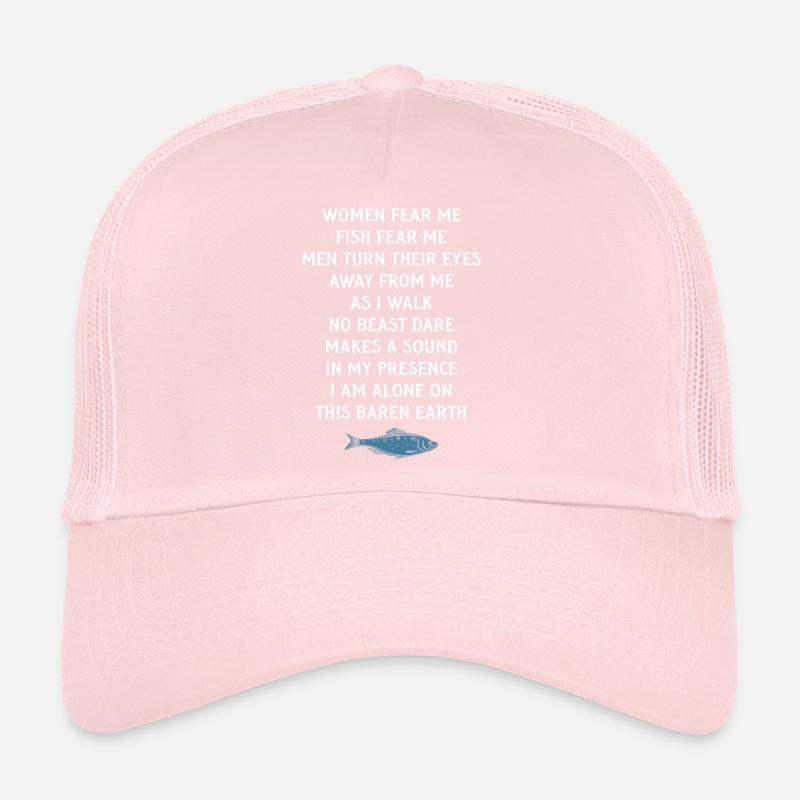 Pêcher Pêcheur Canne à pêche Casquette trucker 