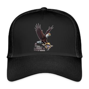 Air Force T-shirt Sicut Aquila - Trucker Cap - black/black - Front