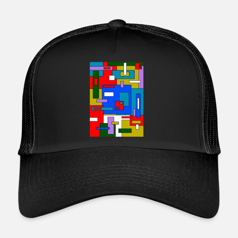 Abstract geometry Trucker Cap