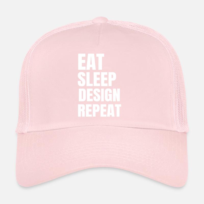 Eat Sleep Design Repeat Trucker Cap