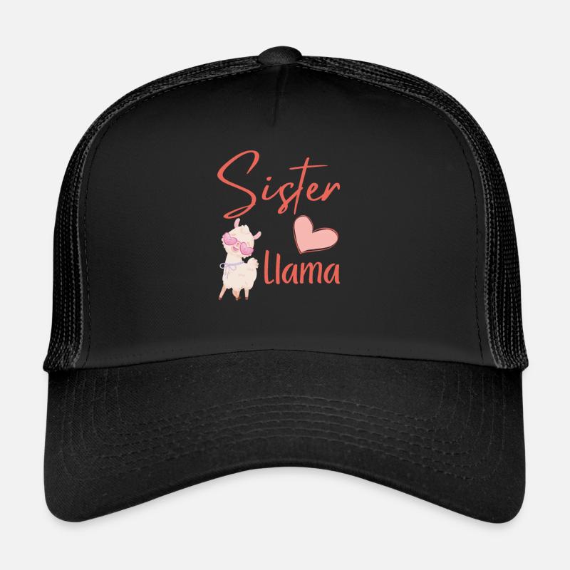 Sister Llama - Trucker Cap - black/black