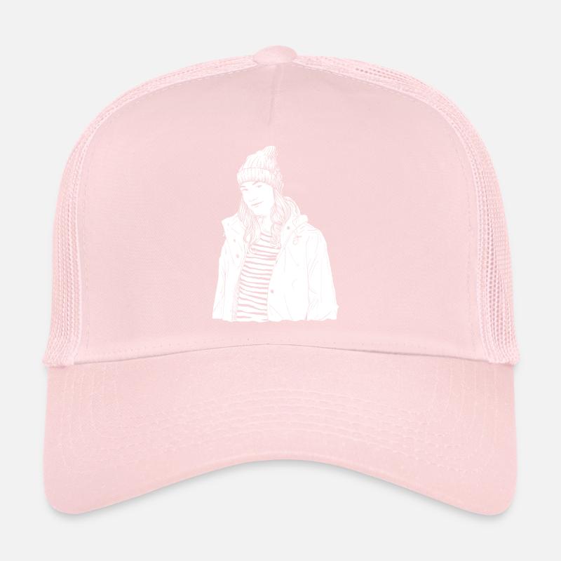 Nordsee Frau Nerd Typisch Geschenkidee Trucker Cap