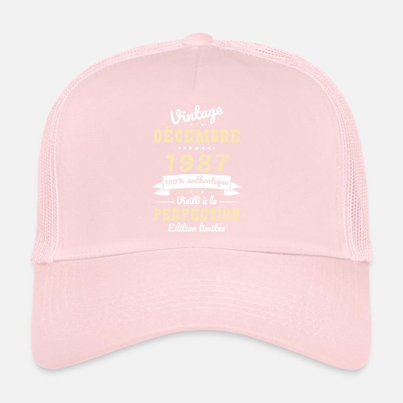 Anniversaire 35 ans - Décembre 1987 Vintage Casquette trucker 