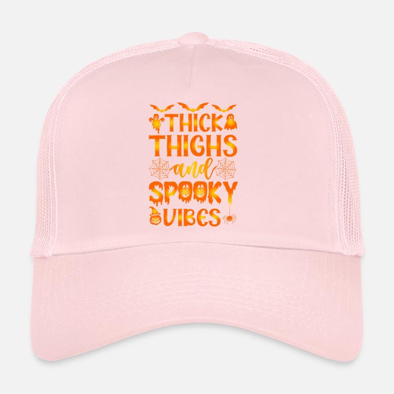 Thick Thighs Spooky Vibes Casquette trucker 