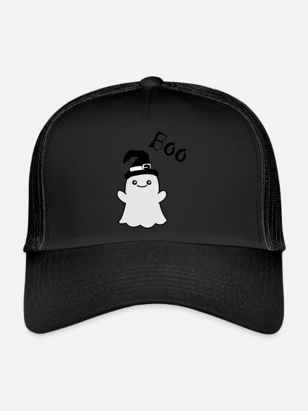 Drôle de fantôme Boo - Casquette trucker  - noir/noir - Devant