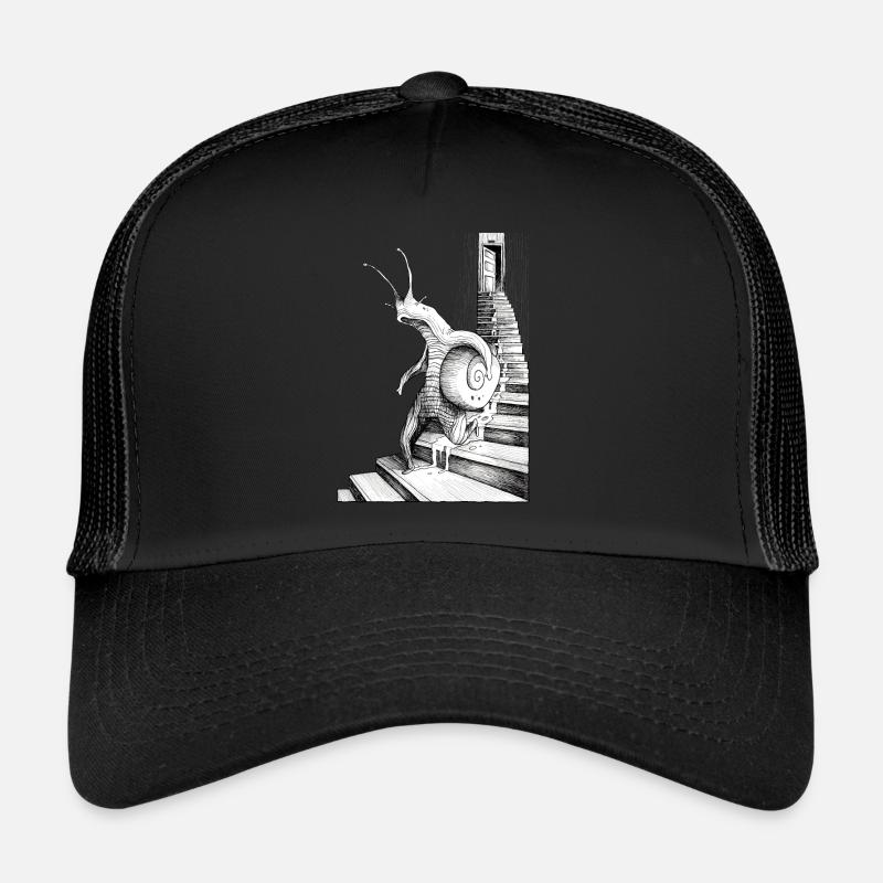 THE SPIRAL STAIRCASES - Trucker Cap - black/black