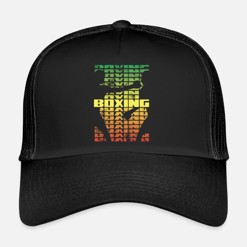 Boxing Boxer Shadow - Combat Sport Trucker Cap