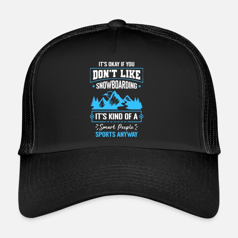 Snowboarder Urlaub Boarder Freestyle Trucker Cap