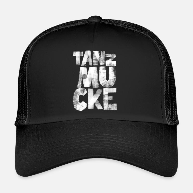 Tanzmucke Blanc - Casquette trucker - noir/noir