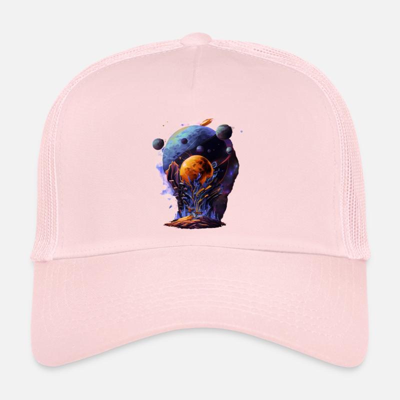 Weltraum-Alpha Trucker Cap