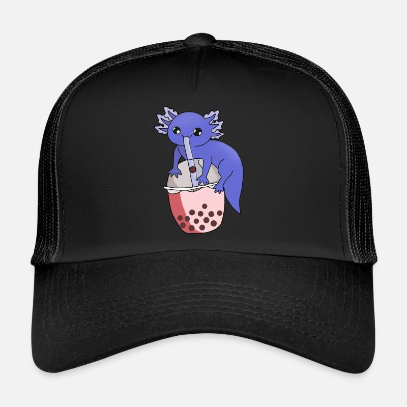 BubbleAxo - Casquette trucker  - noir/noir