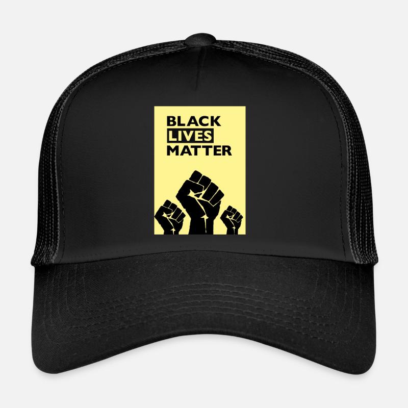 Black Lives Matter Jaune Casquette trucker 