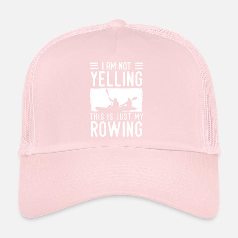 Rowing Rowing Boat Canoe Paddle Trucker Cap