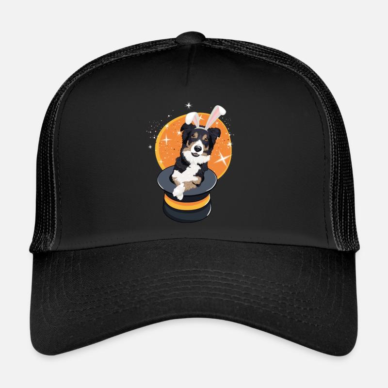 Magical Rabit Dog - Trucker Cap - black/black