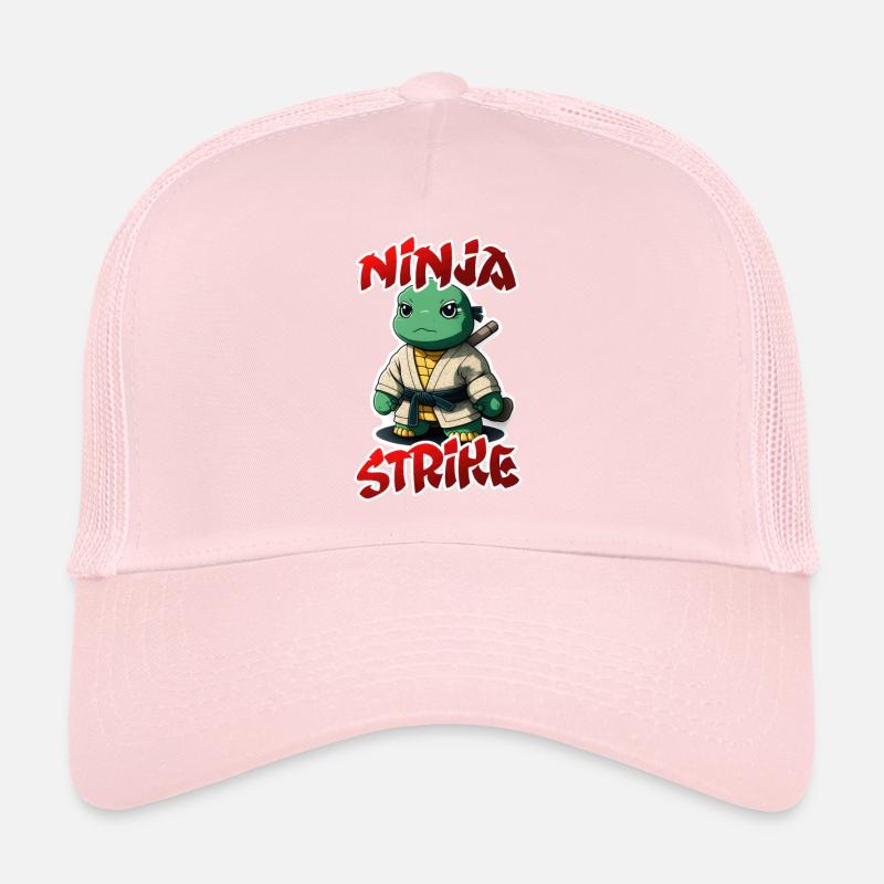 Ninja Strike Turtle Fighter im Gi Manga Stil Trucker Cap