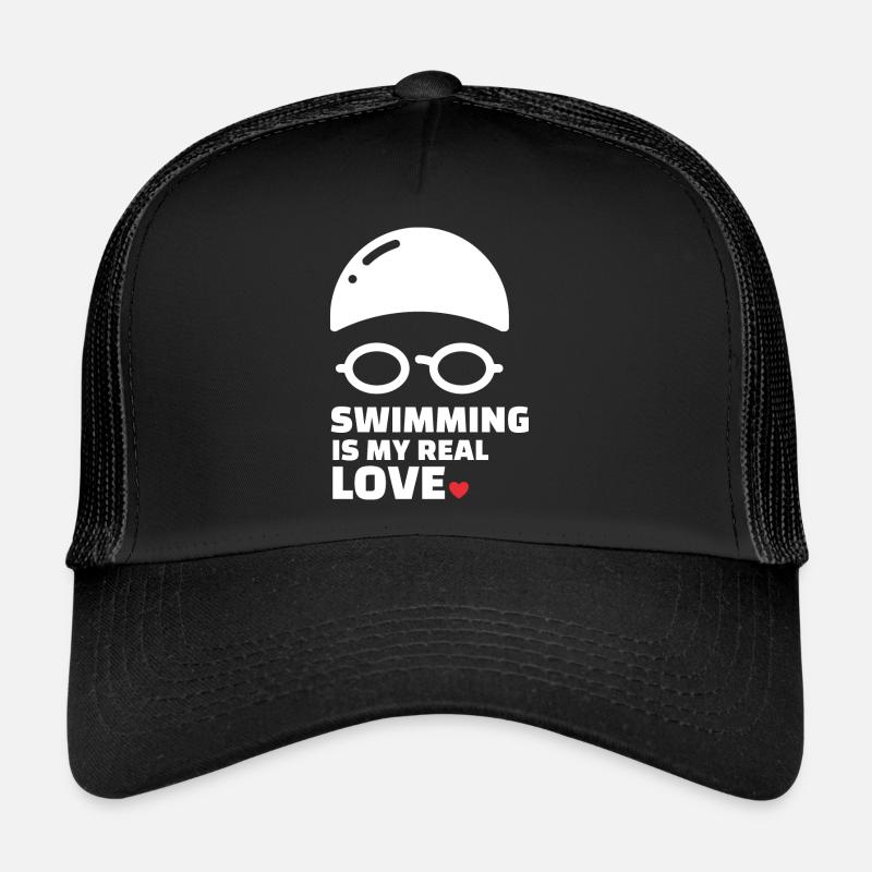 Ich Liebe Schwimmen Trucker Cap