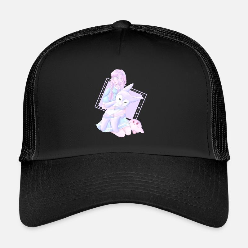fille avec ours pour bébés Casquette trucker 