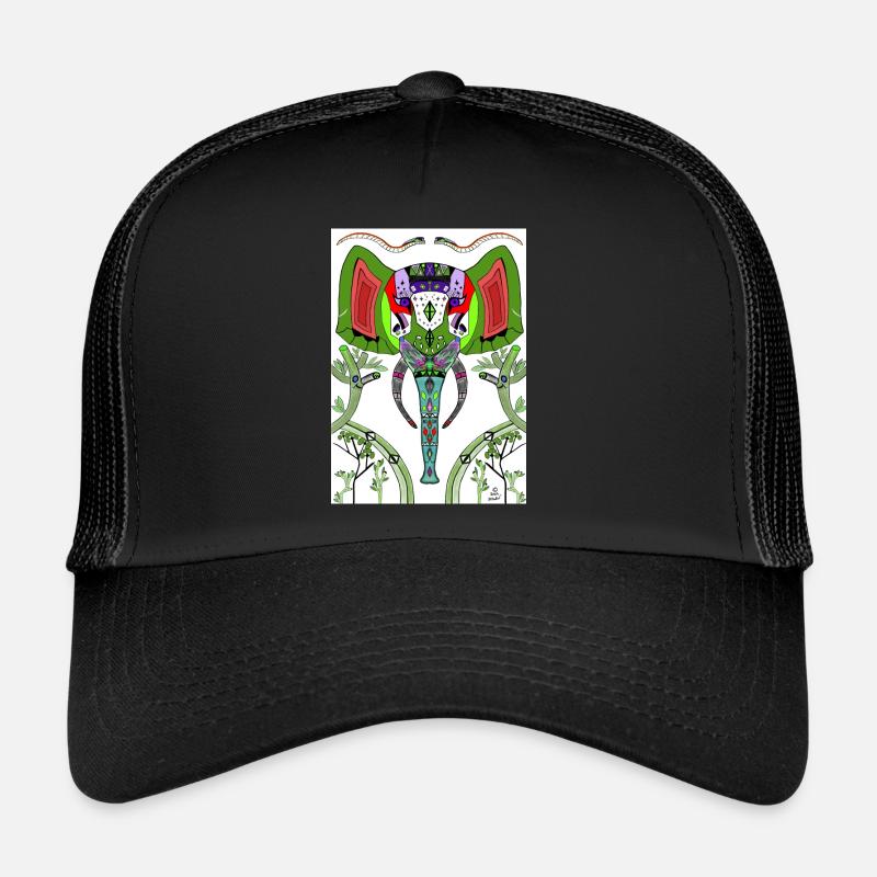 Tête d’éléphant Casquette trucker 