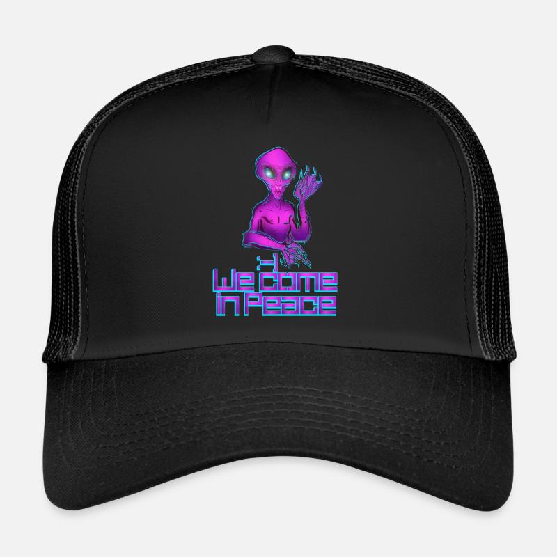 Rose extraterrestre Casquette trucker 