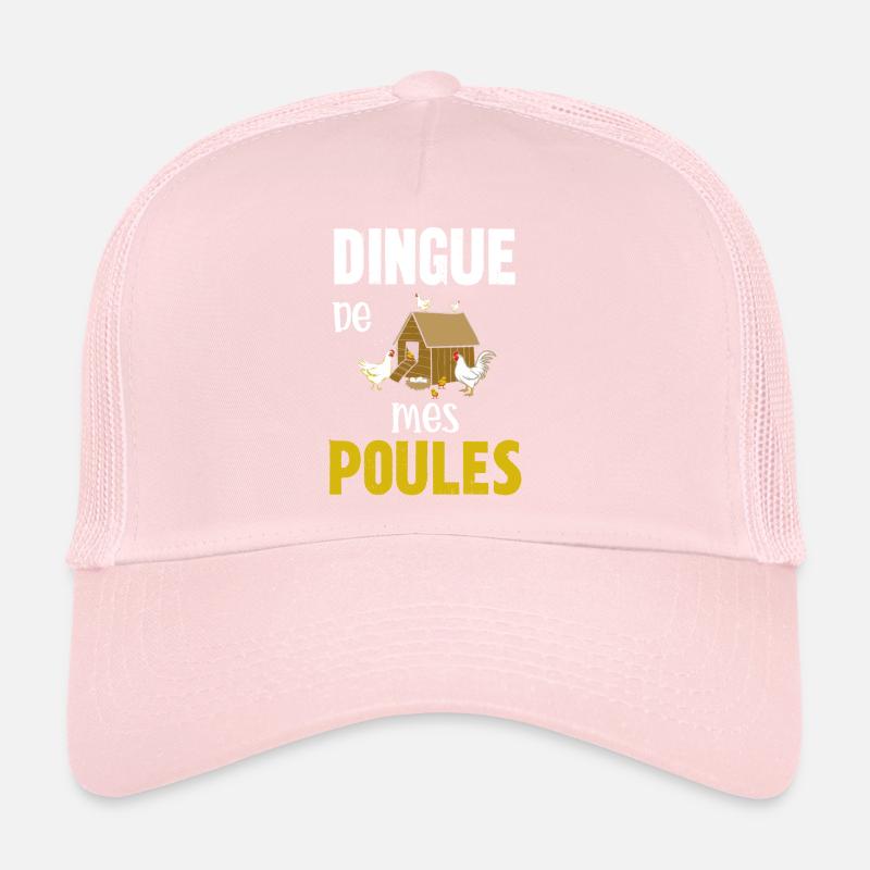dingue de mes poules Casquette trucker 