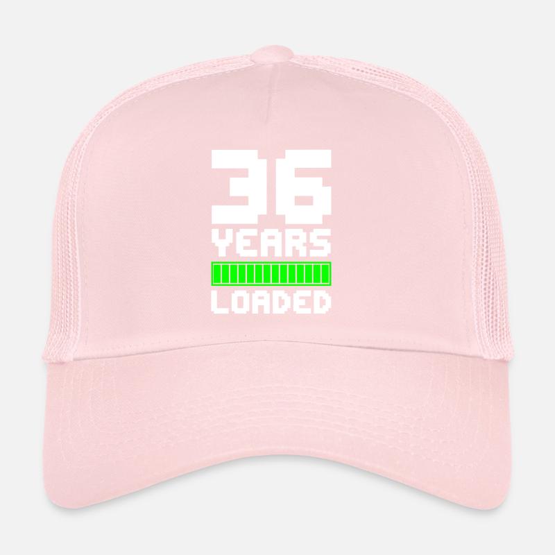 36 ans chargés 36e anniversaire Casquette trucker 