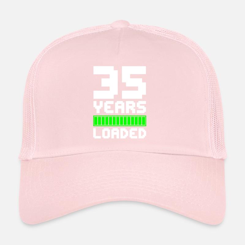 35 Years Loaded 35th Birthday Trucker Cap