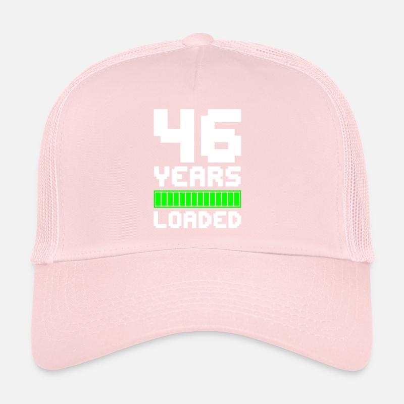 46 ans chargé 46e anniversaire Casquette trucker 