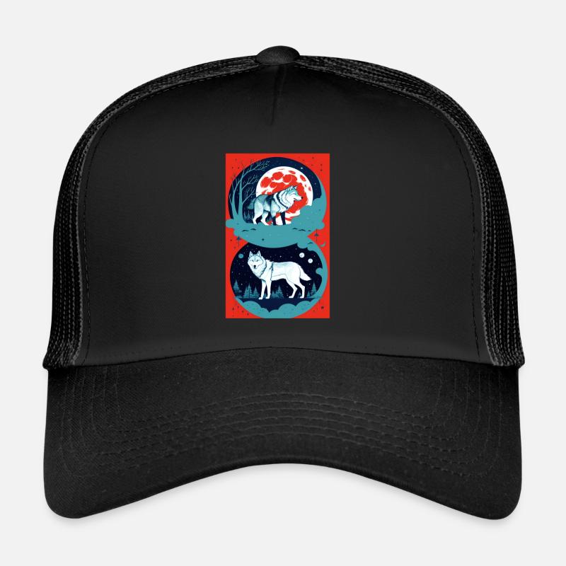 Loup et mystère Casquette trucker 