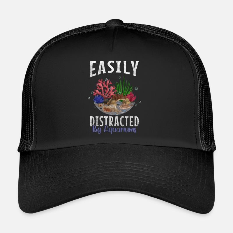 Aquarist Aquarianer Fischfutter Trucker Cap