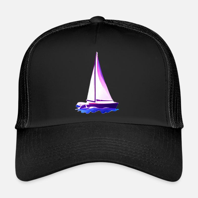 Sailing Sailing Sailing Sailing Sailboat Trucker Cap