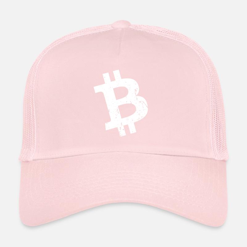 Bitcoin Vintage BTC Symbol Casquette trucker 