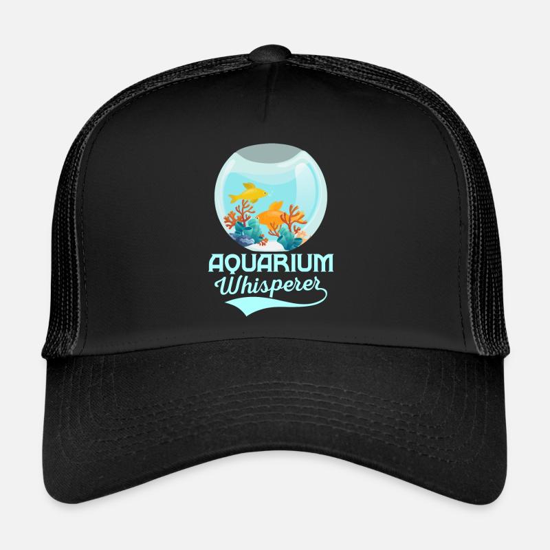 Aquarium Whisperer Fish Keeping Propriétaire d’aquarium Casquette trucker 