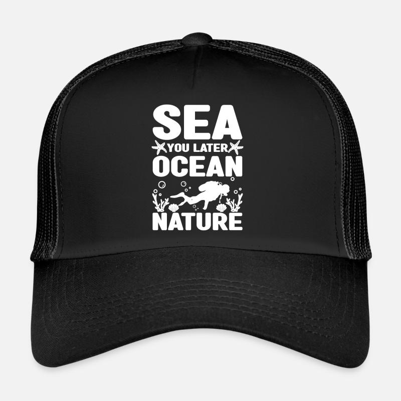 Profession de biologiste marin | Idée cadeau de biologiste marin Casquette trucker 